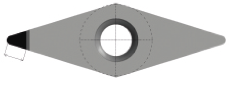 VCGT 160404FN-A3 PKD1 destička PKD (diamant)